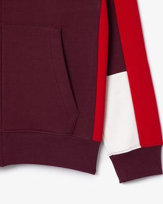 Men's Zip-Up Colorblock Hoodie Product Image