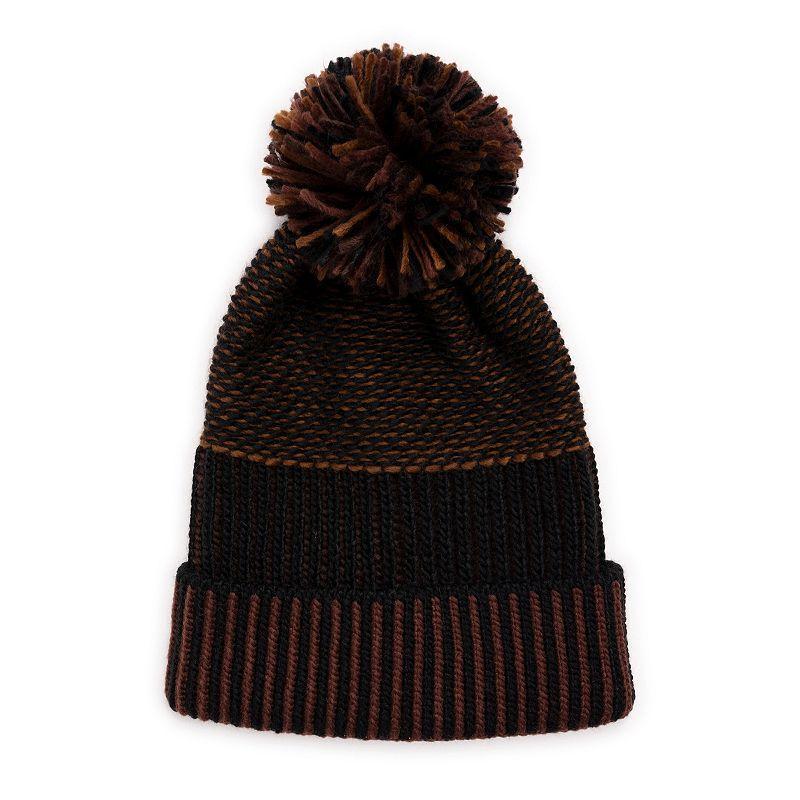 Womens MUK LUKS Textured Beanie Hat Product Image