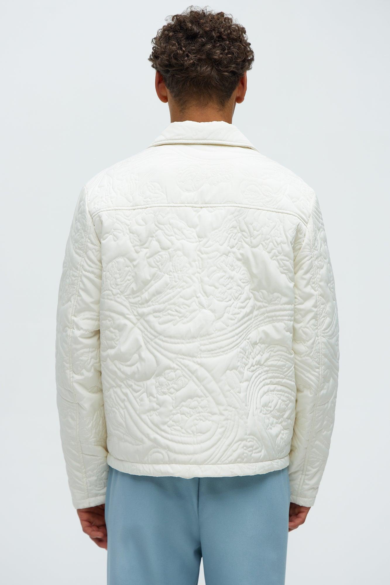 Closer To Sunrise Quilted Jacket - Cream Product Image
