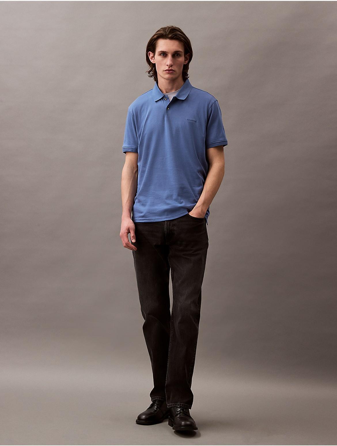 Calvin Klein Mens Liquid Touch Polo Shirt - Neutral Product Image