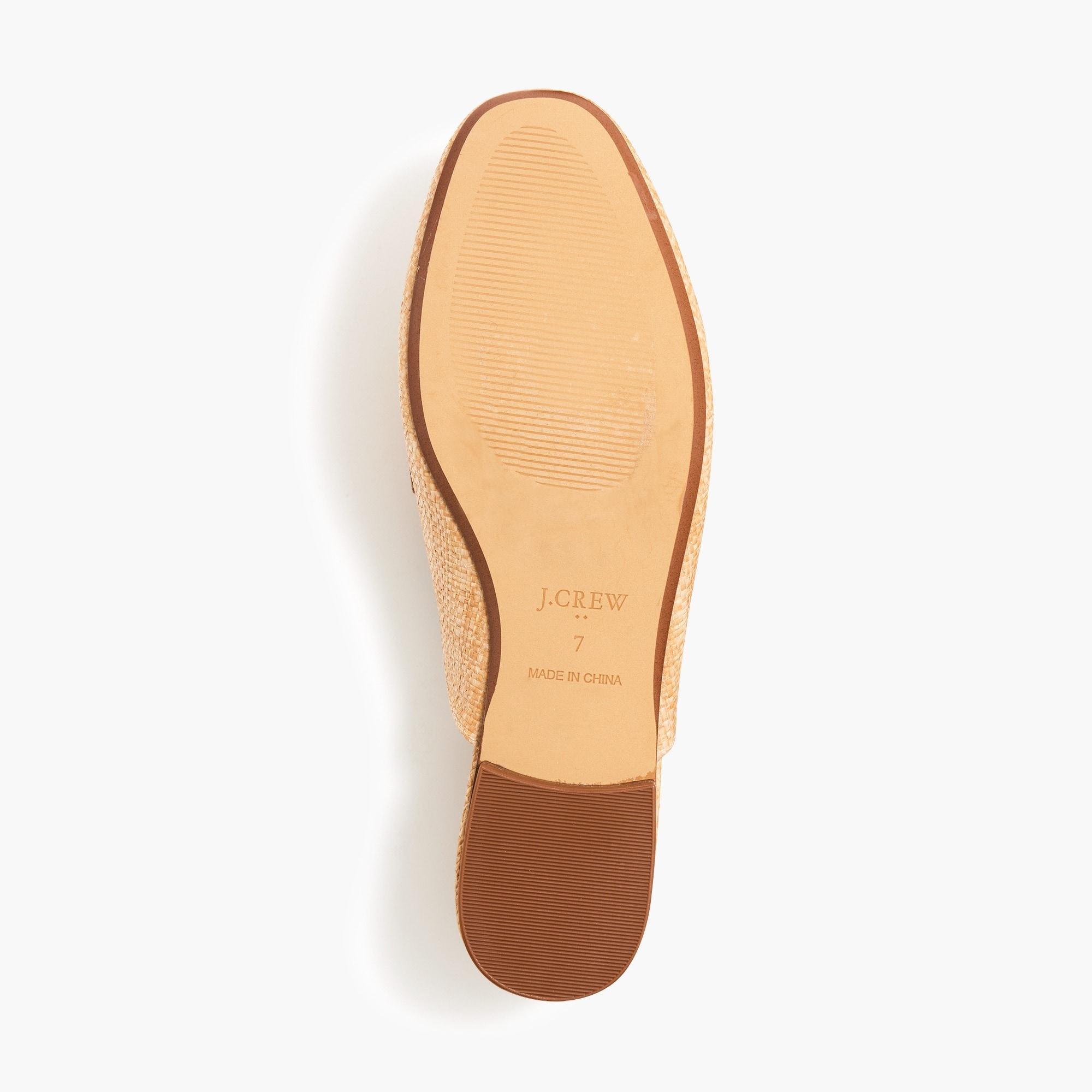 Woven slip-on mules Product Image