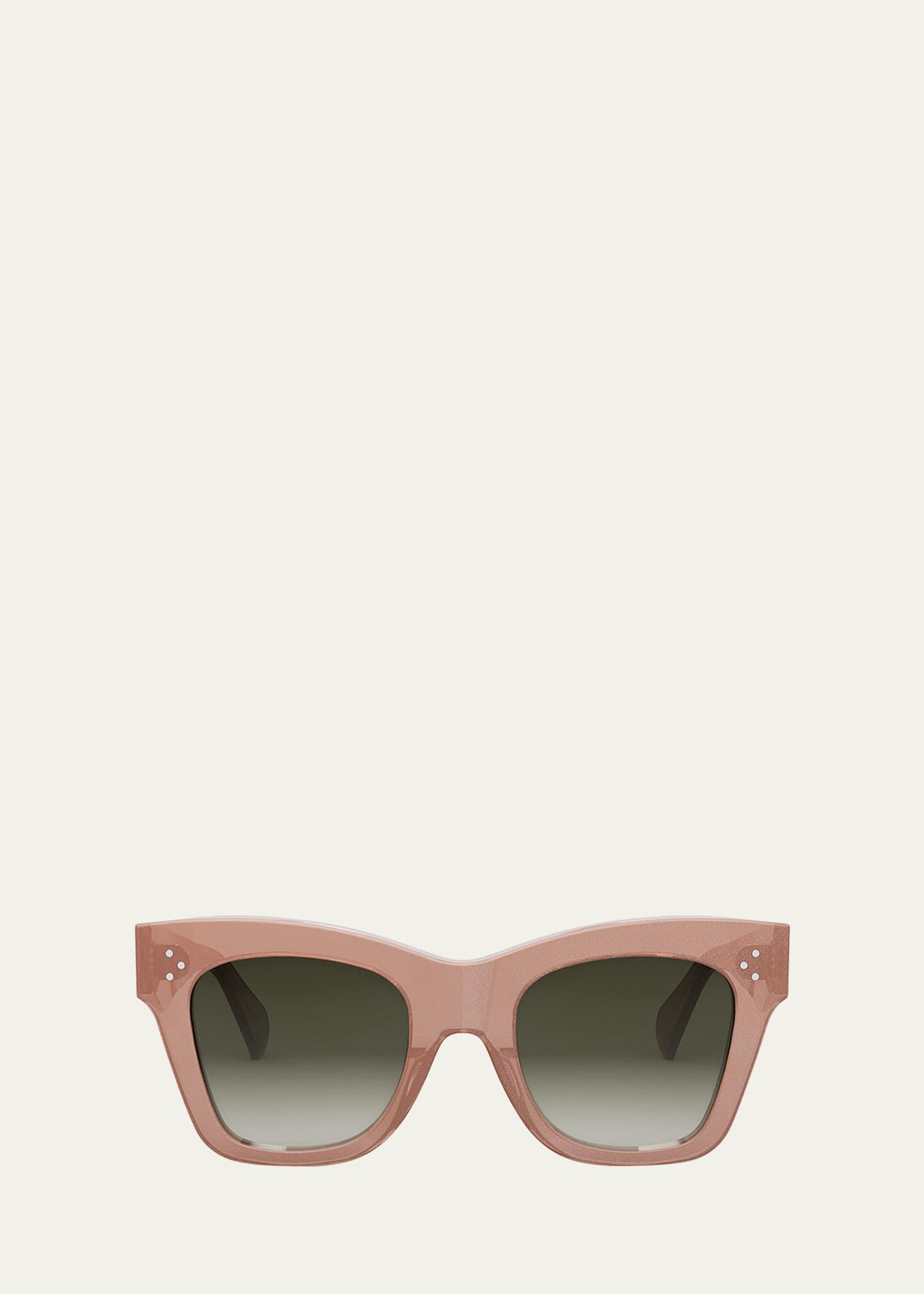 Glittery Bold Acetate Cat-Eye Sunglasses  Product Image