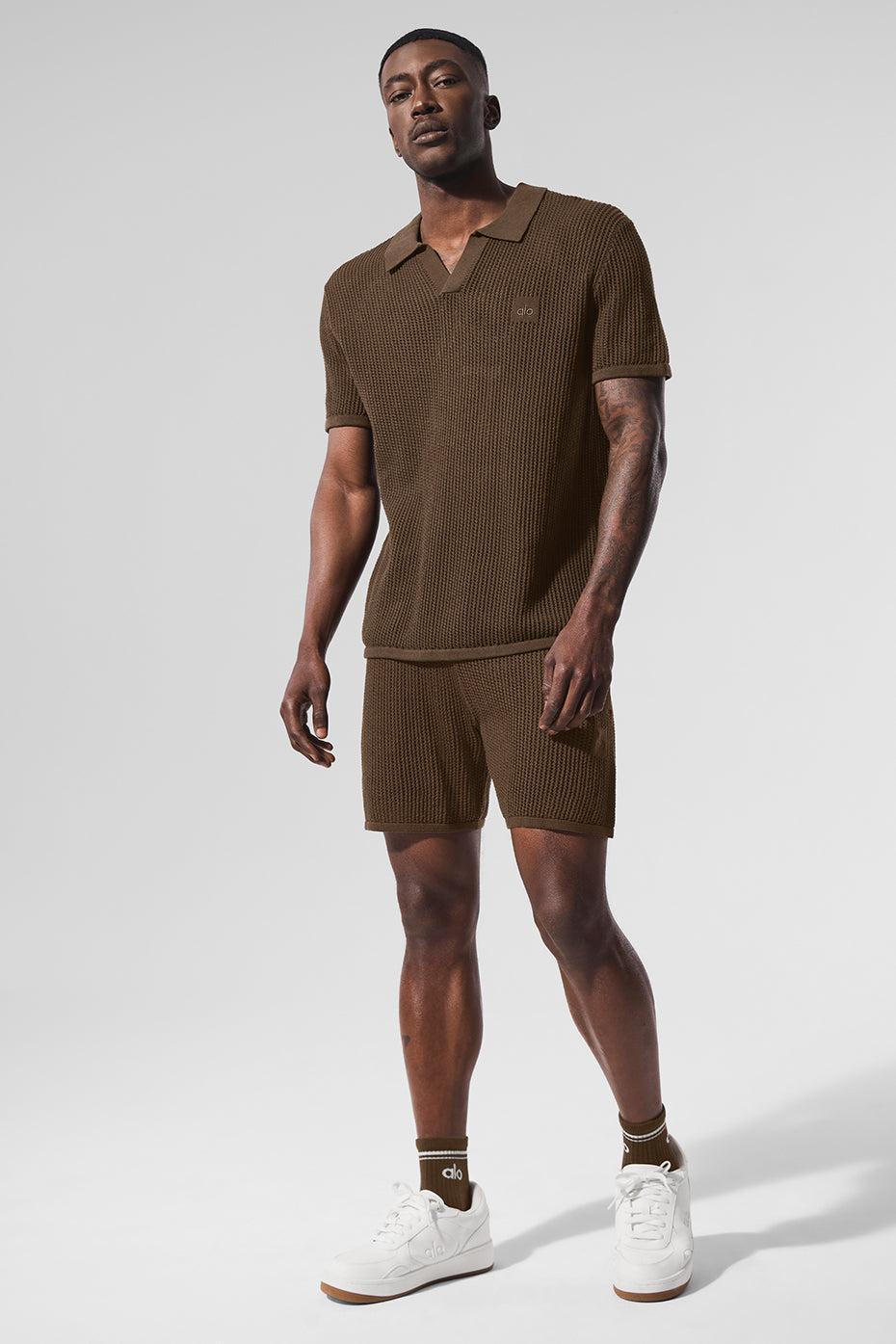 Open-Knit Short - Espresso Product Image