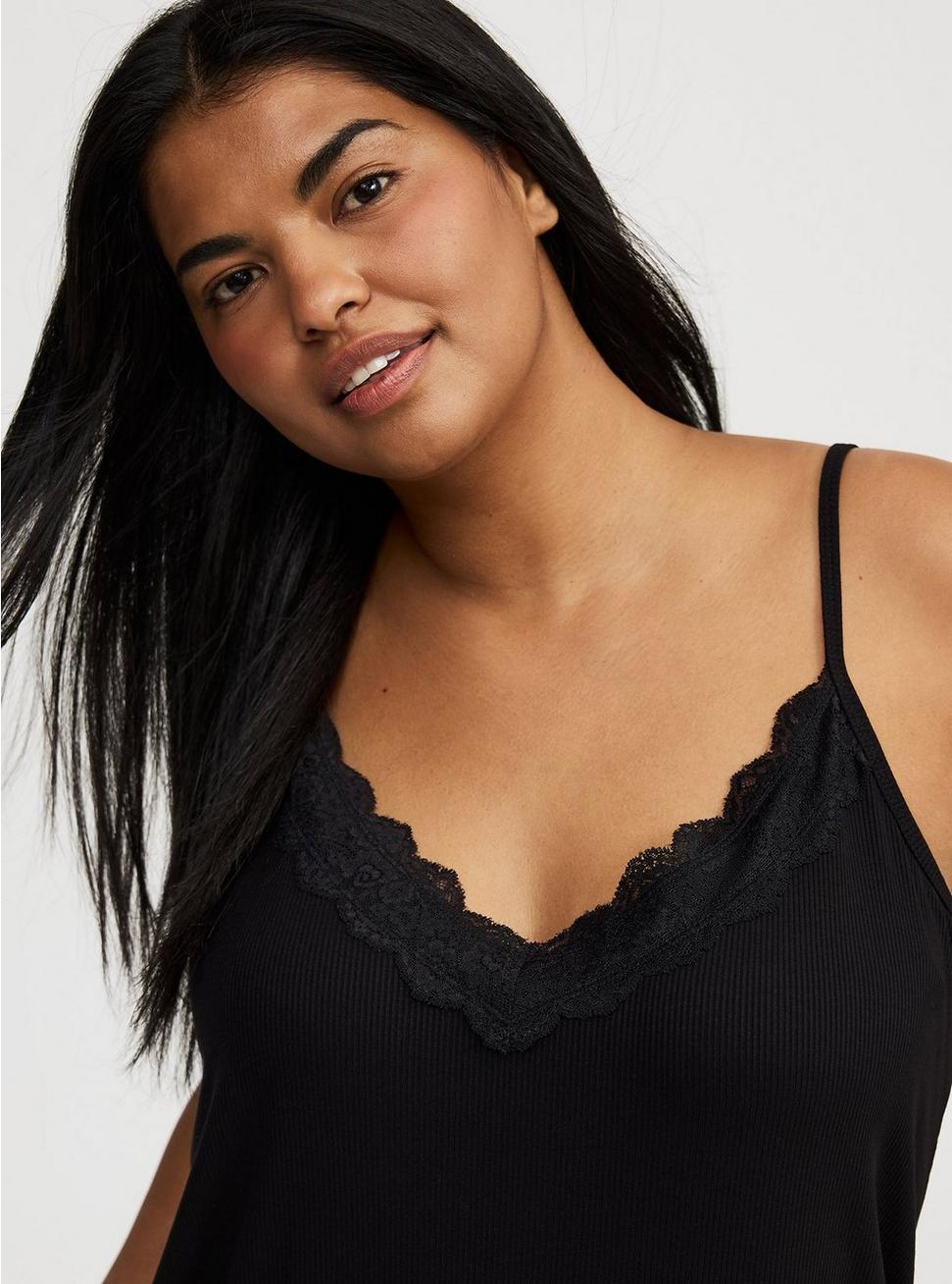 Lace Trim Midi Sleep Gown Product Image