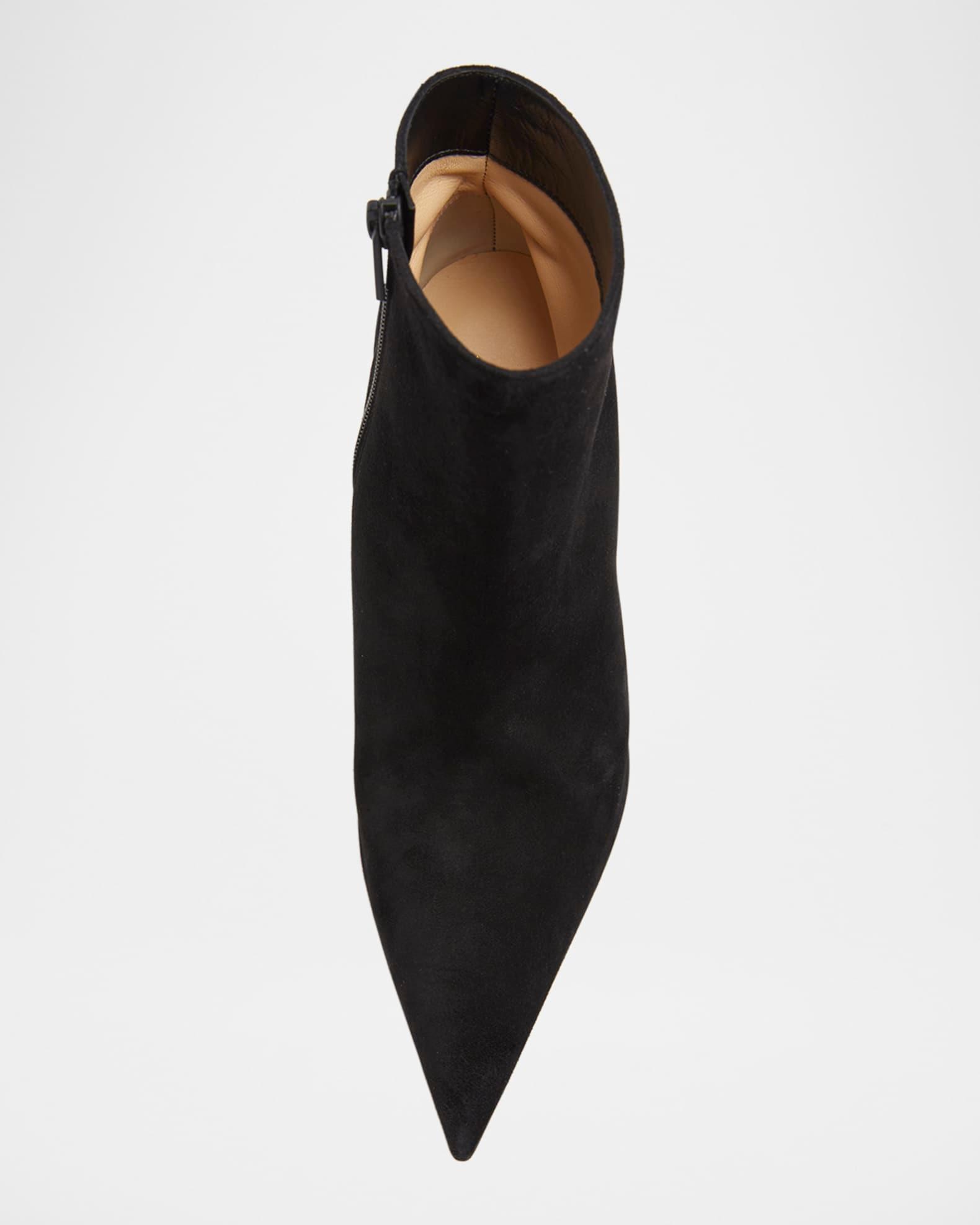 Belle Suede Red Sole Ankle Booties Product Image