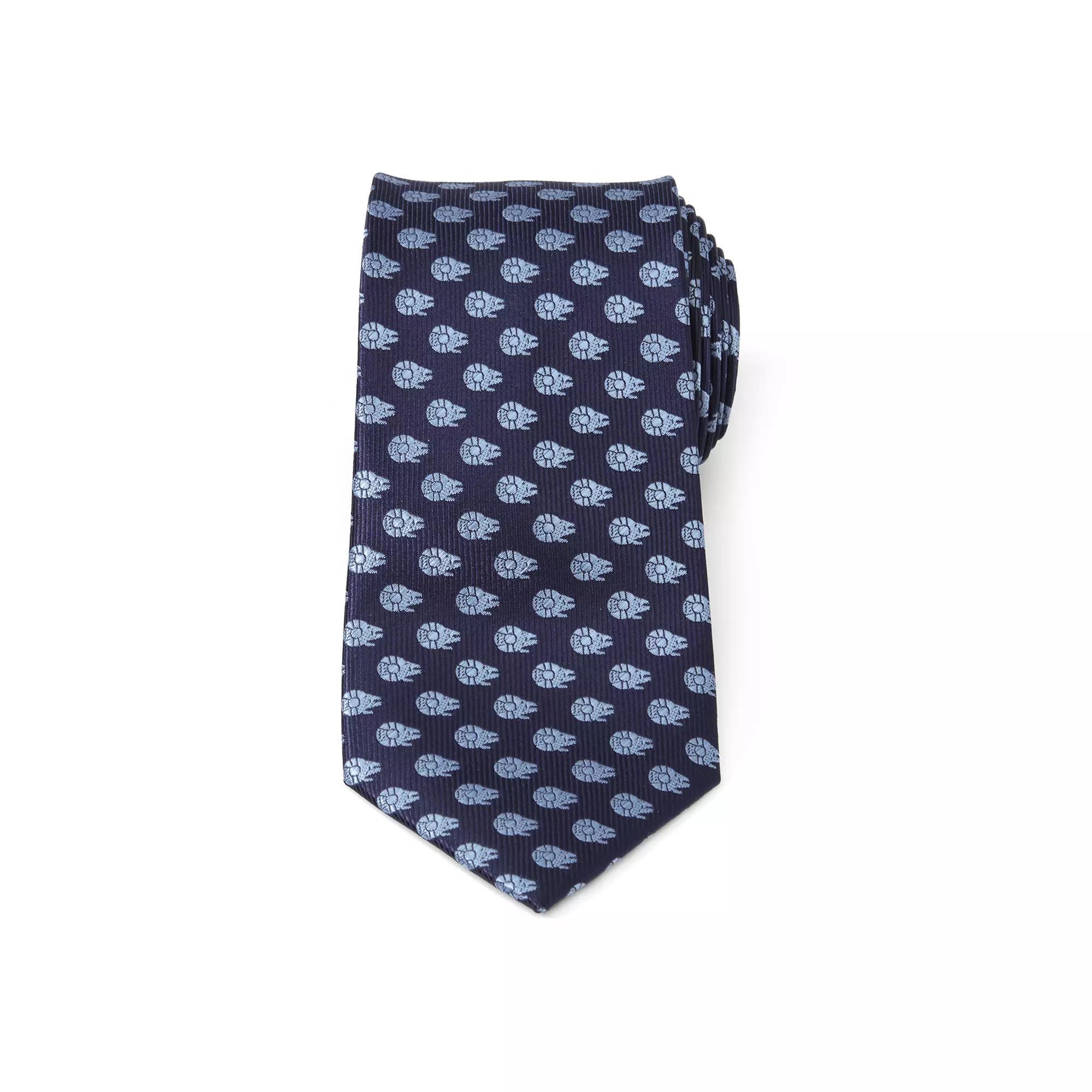 Men's Star Wars Pattern Tie, Millennium Blue Product Image