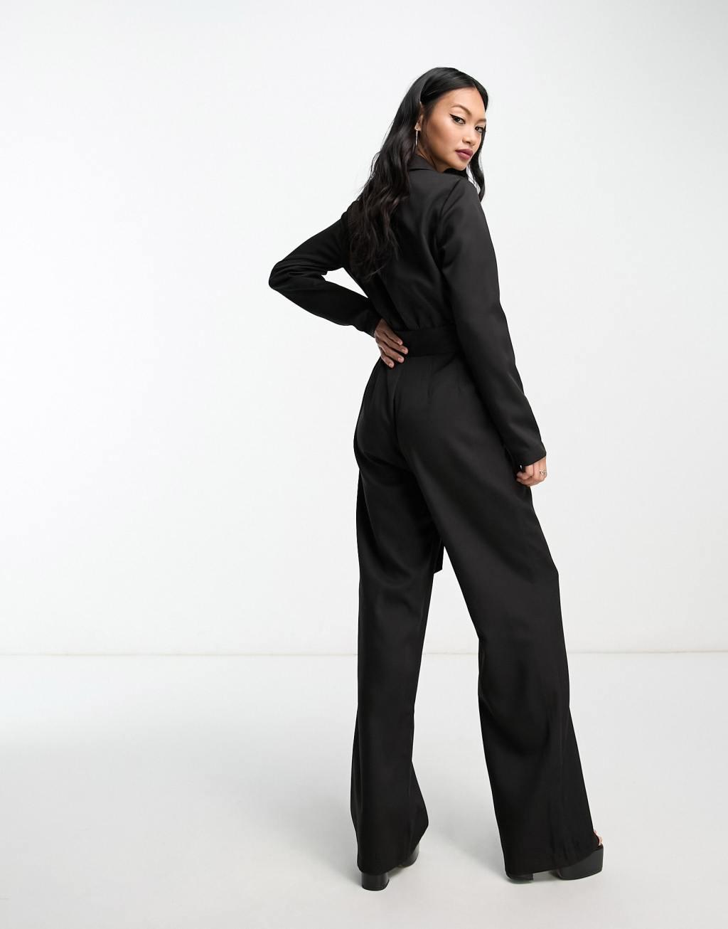 In The Style tuxedo jumpsuit Product Image