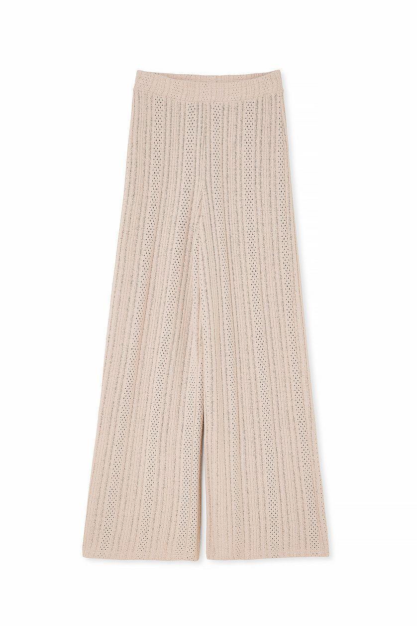 Crochet Mid Waist Trousers Product Image