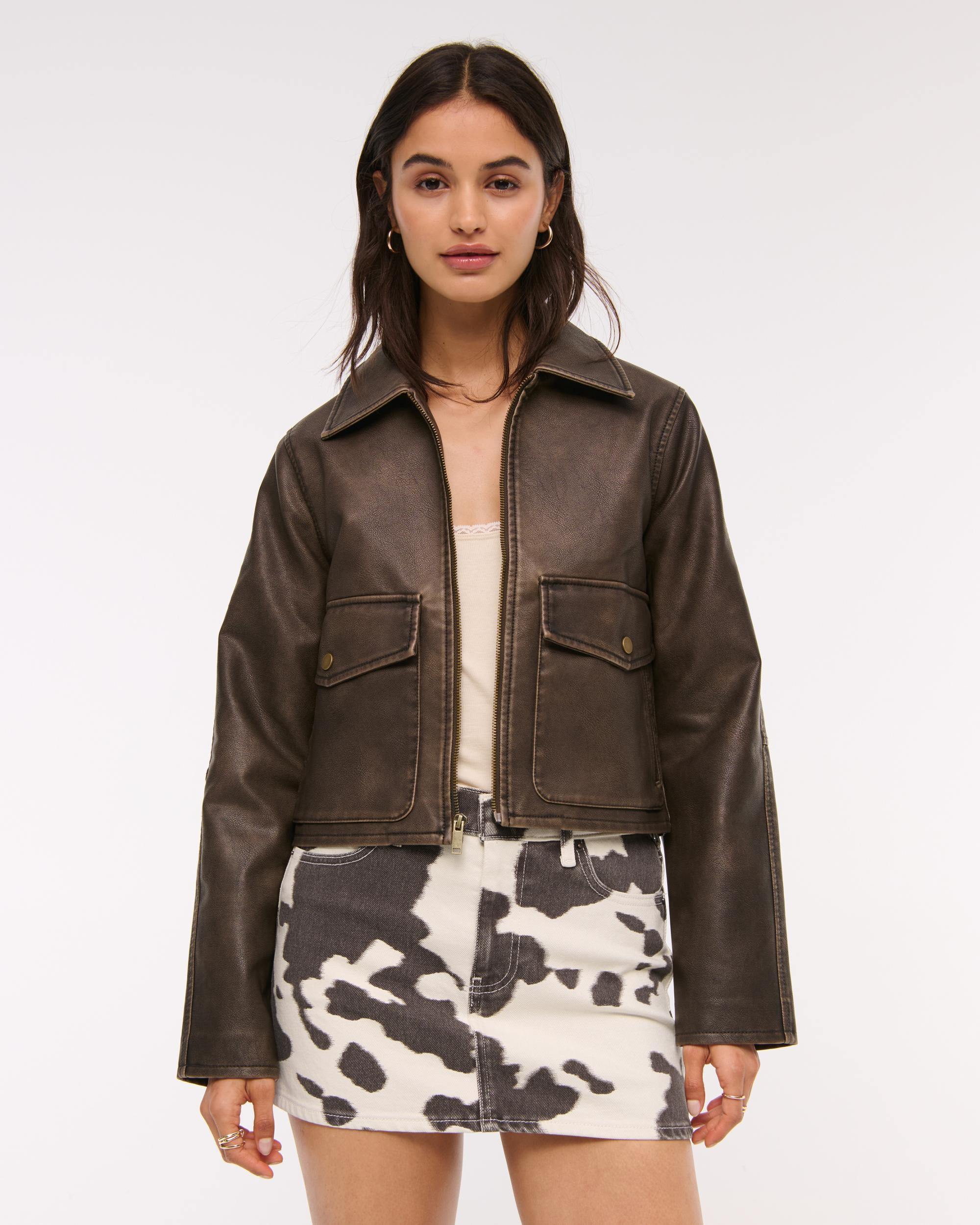 Mid Rise Denim Mini Skirt Product Image