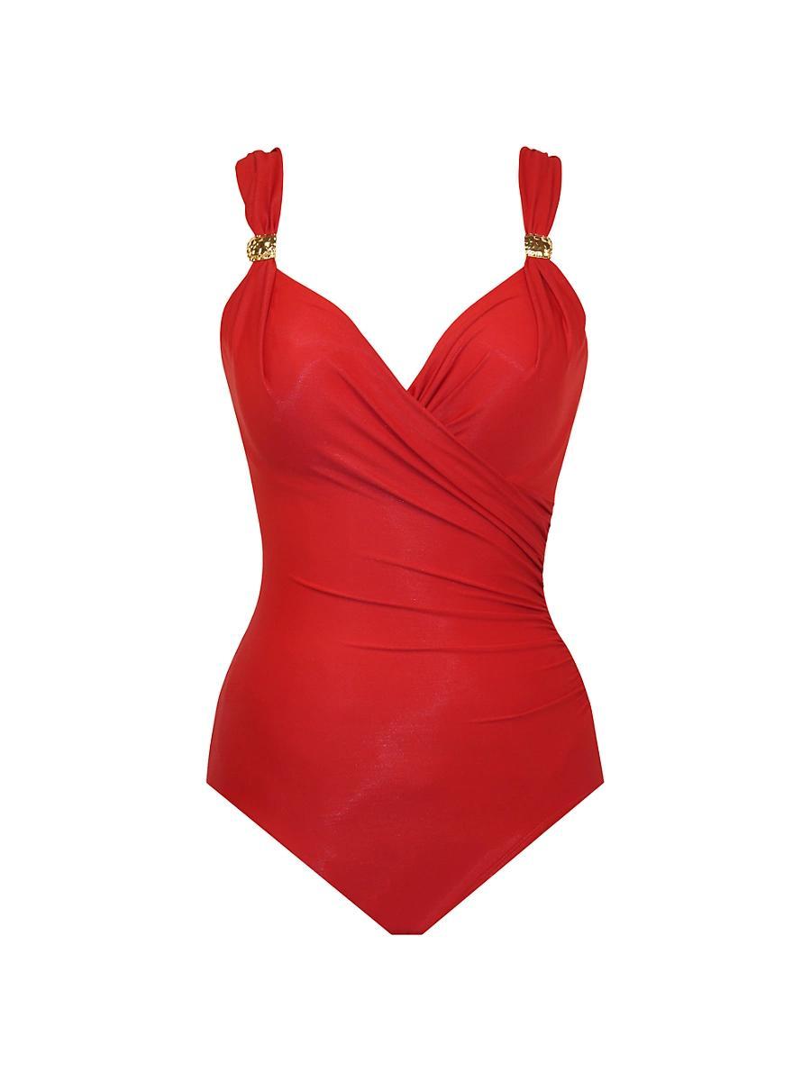 Womens Razzle Dazzle Siren One-Piece Swimsuit Product Image