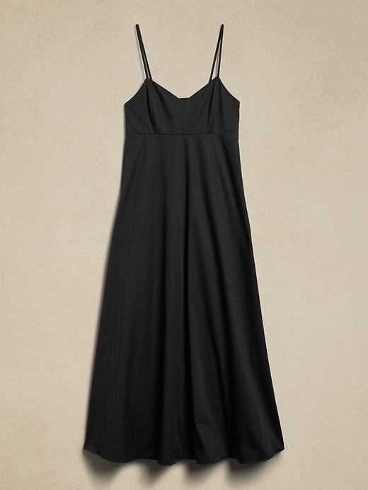 Poplin Cut-Out Maxi Dress Product Image