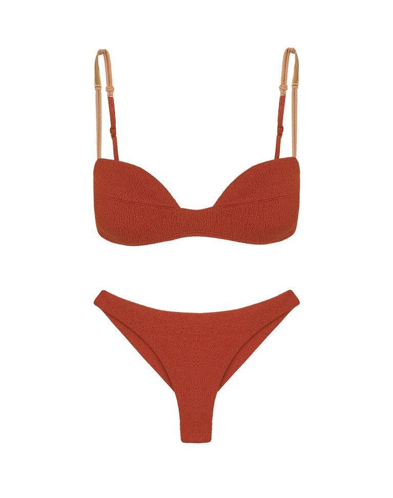 Firenze Mandy Amelia Top - Redwood Product Image