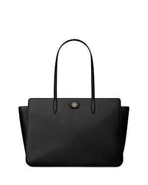 Tory Burch Robinson Pebbled Leather Medium Tote Product Image