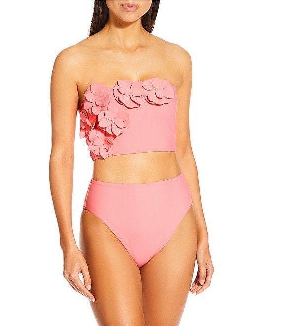 Antonio Melani Solid High Waisted Swim Bottom Product Image
