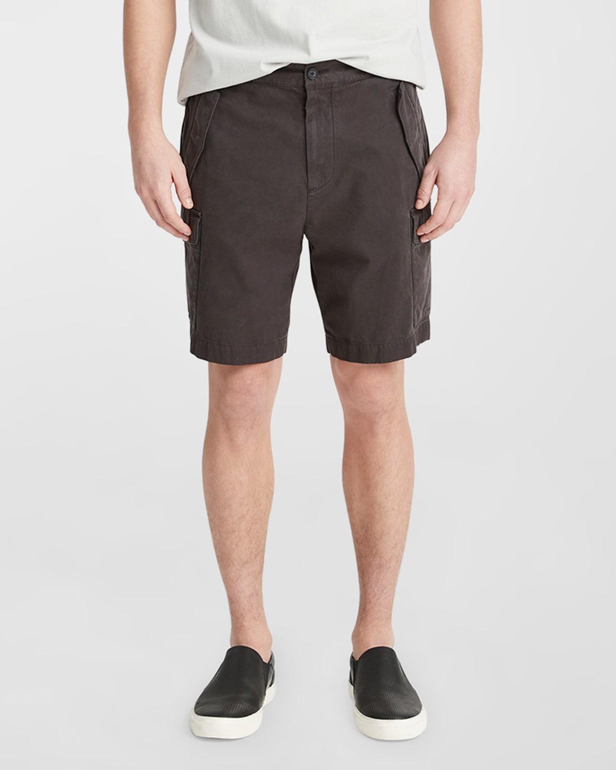 Men's Garment-Dyed Twill Cargo Shorts Product Image