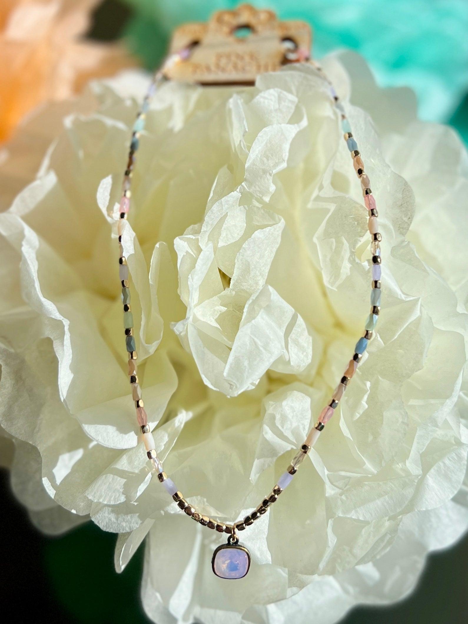 Panache Pastel & Gold Necklace Product Image