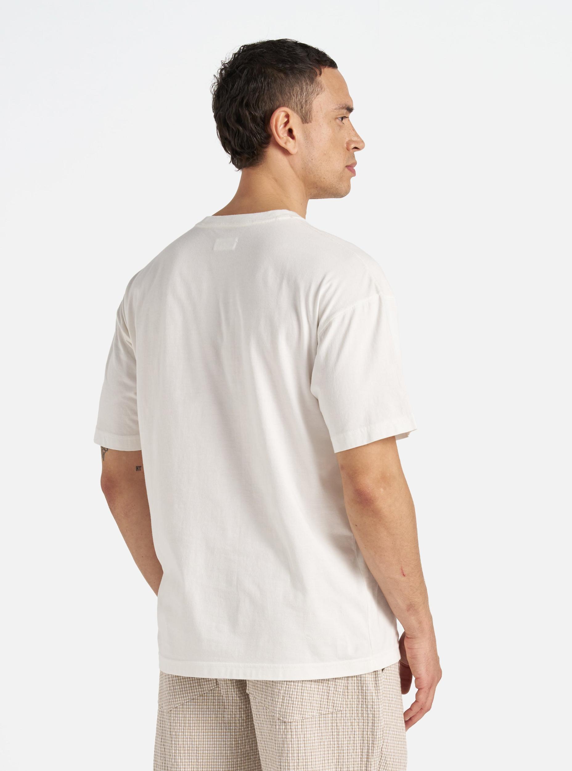 Ecru Single Jersey Loose Tee Product Image