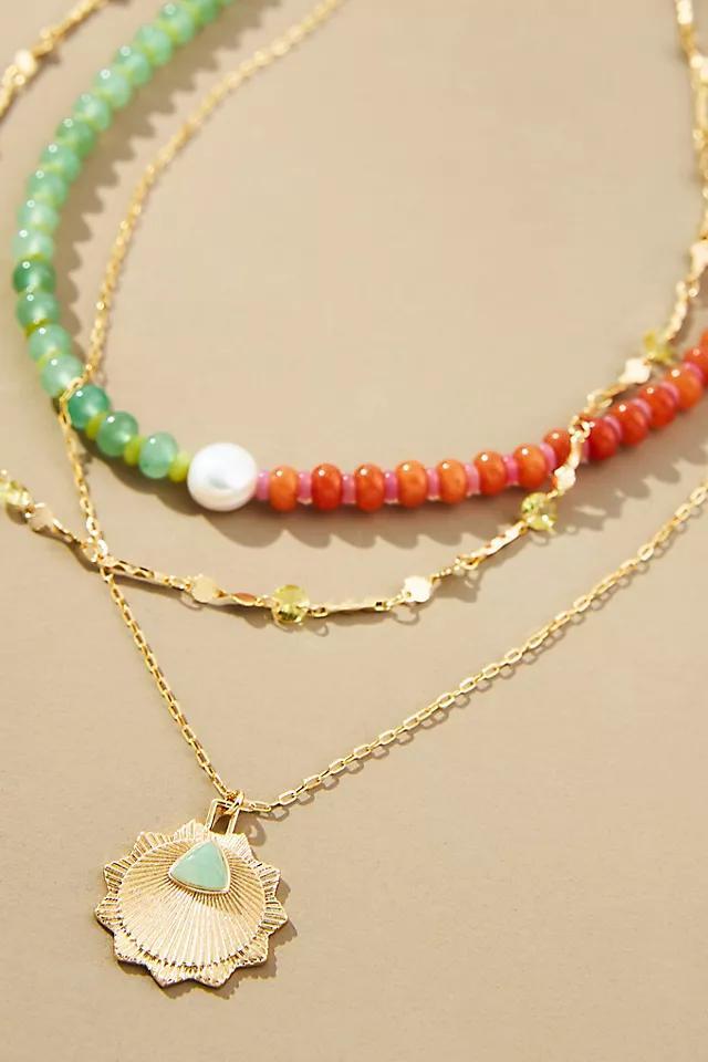 Shades of Sea Triple-Layer Necklace Product Image