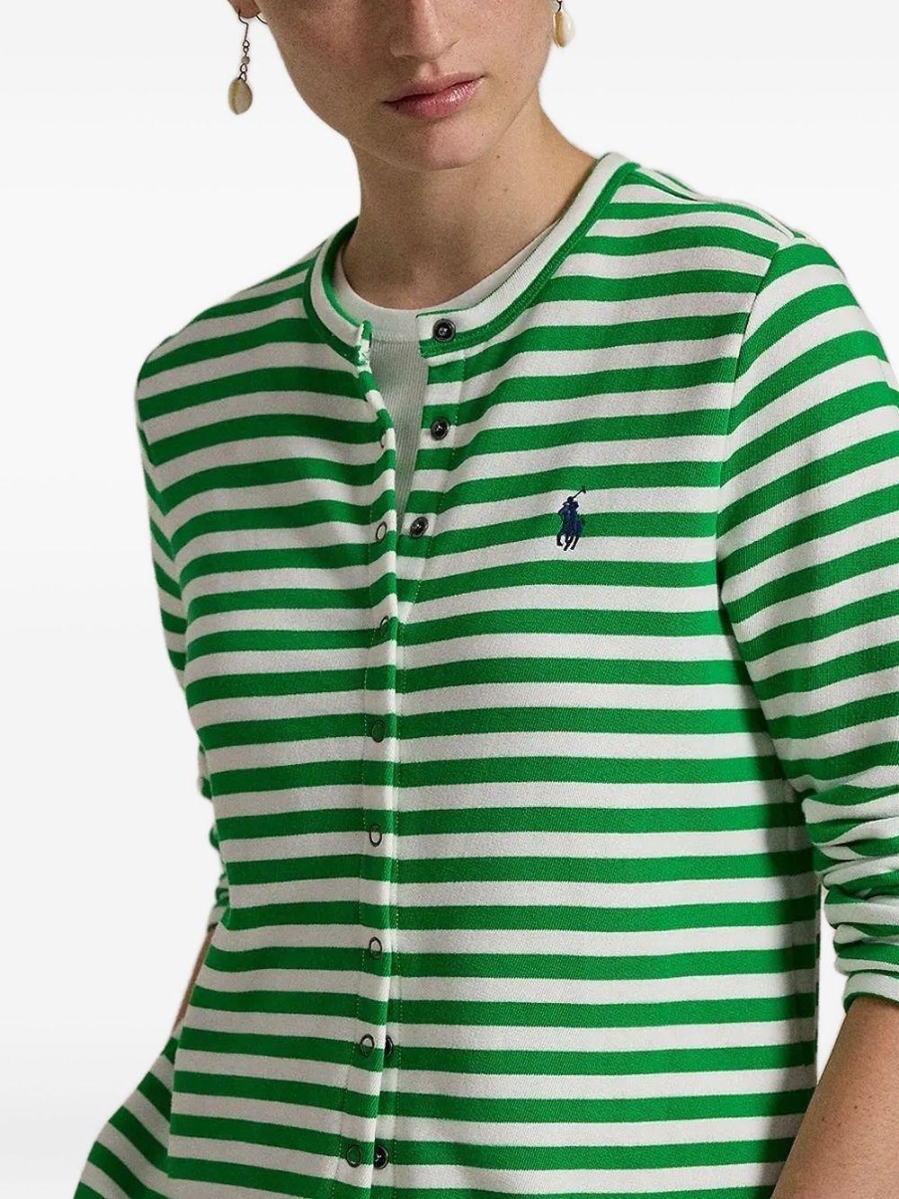 striped button-down cardigan Product Image