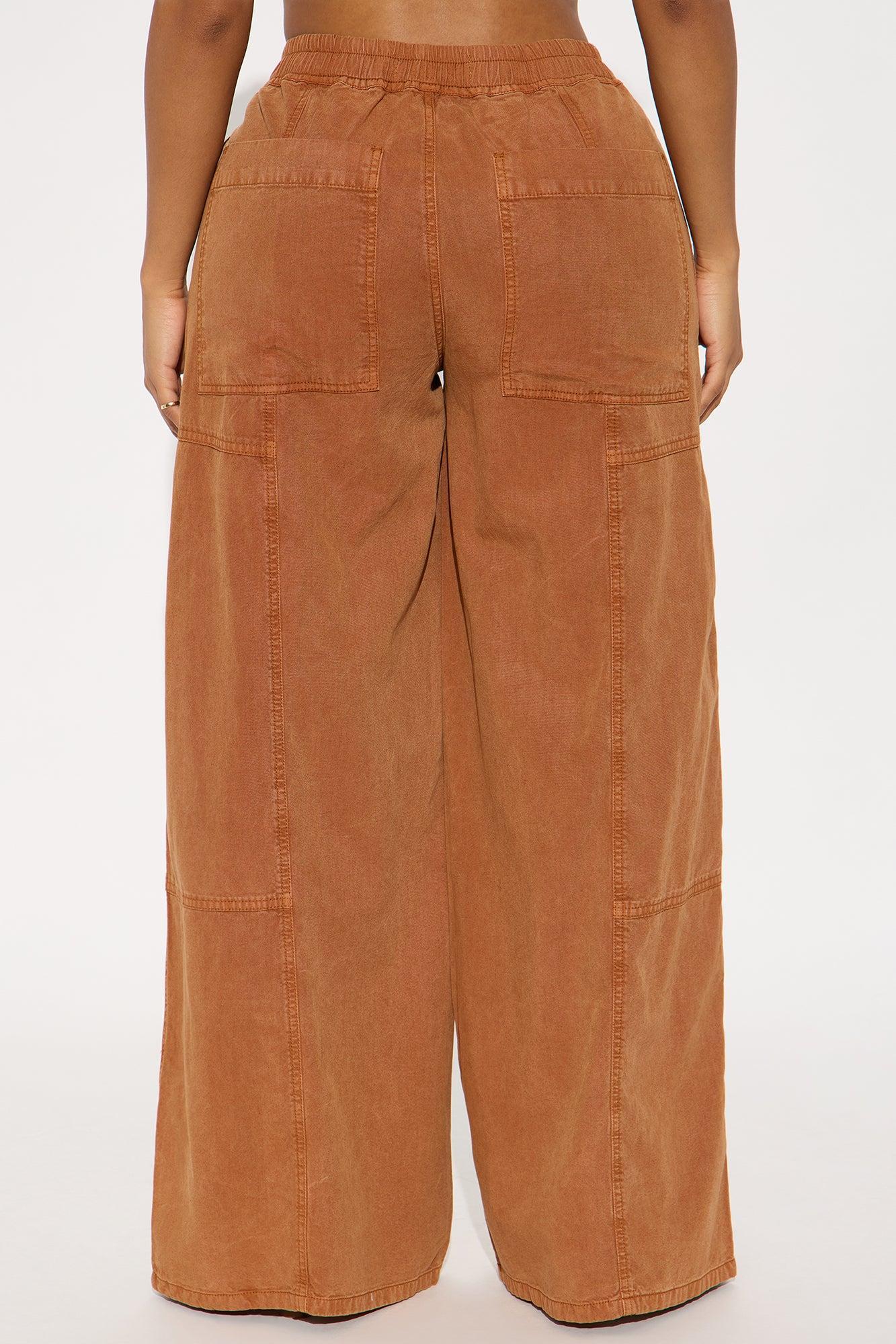 Pascal Wide Leg Pant - Rust Product Image