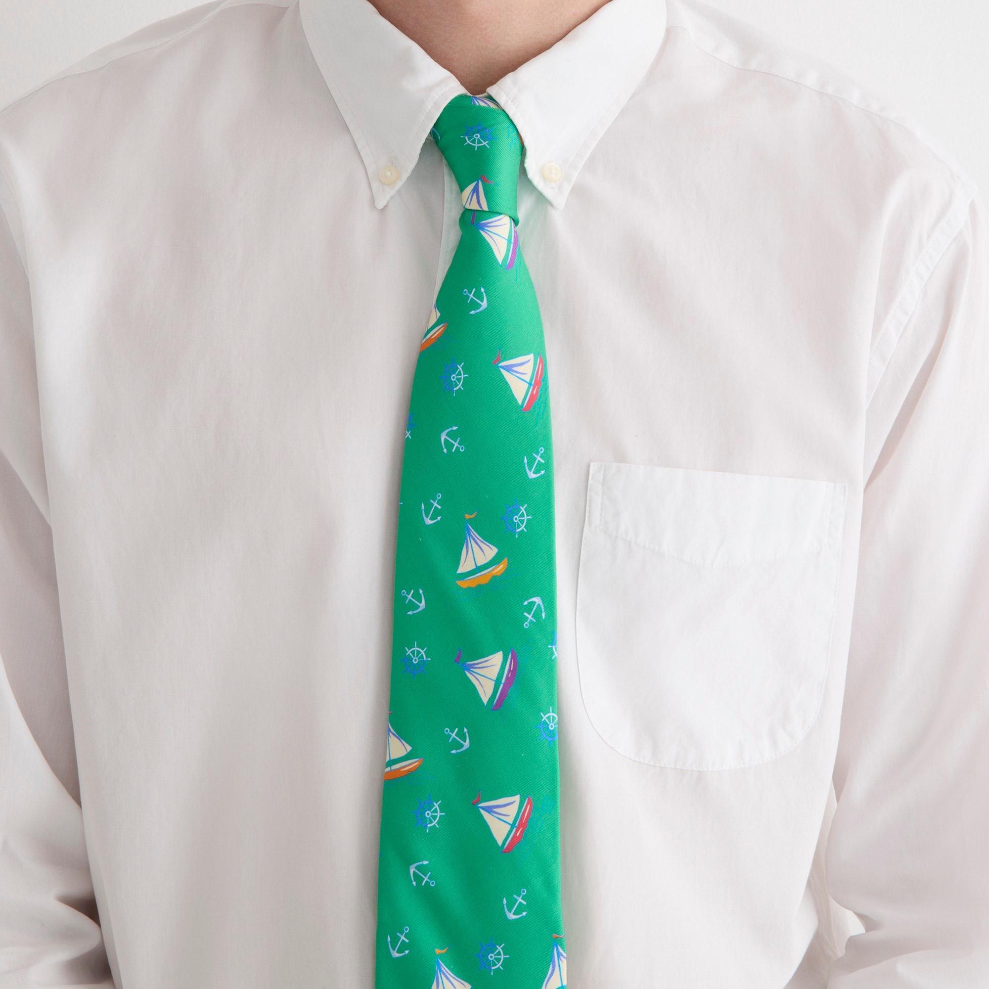 English silk tie in pattern Product Image