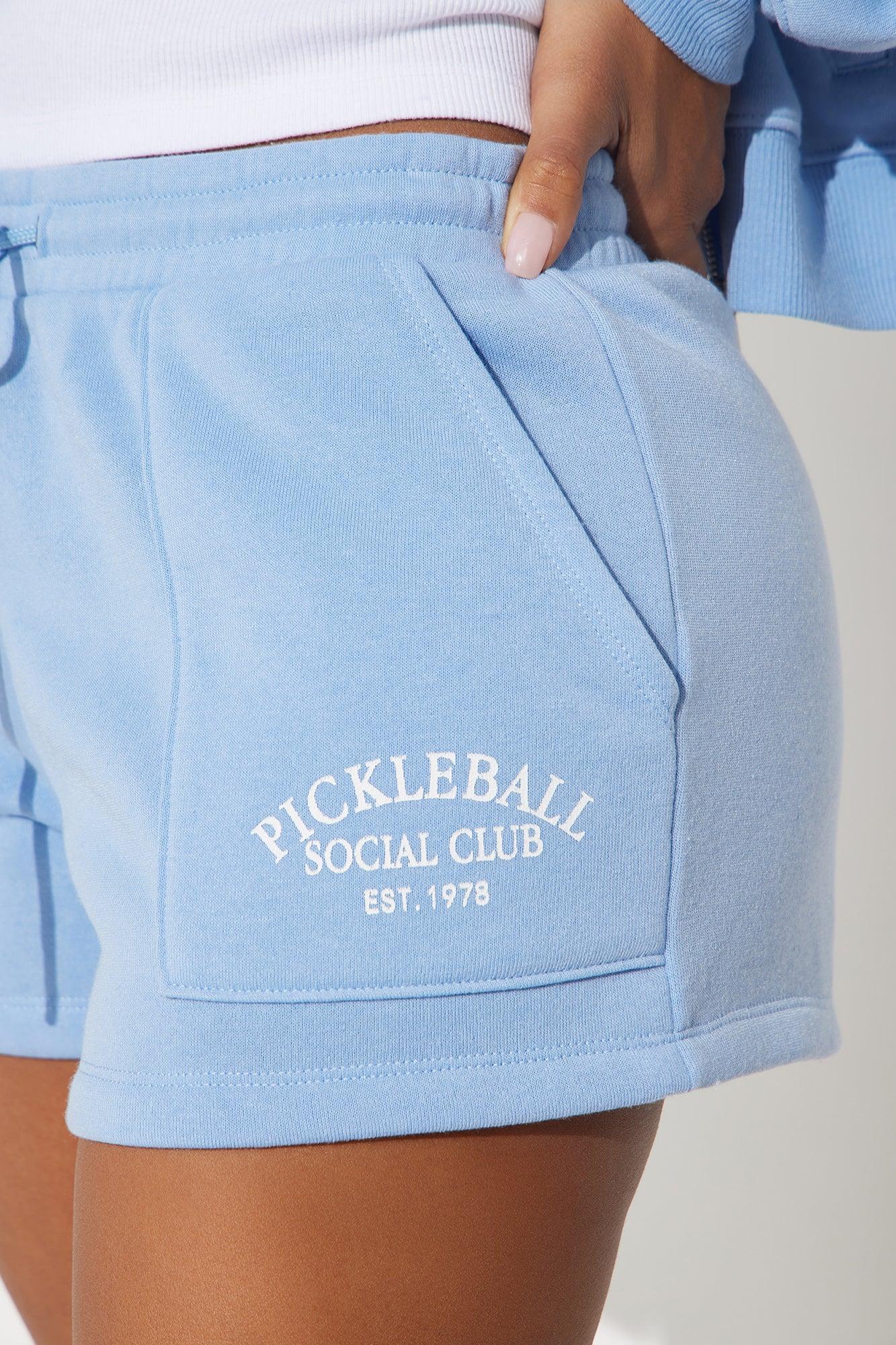 Coastal Taste 3 Piece Fleece Short Set - Blue Product Image