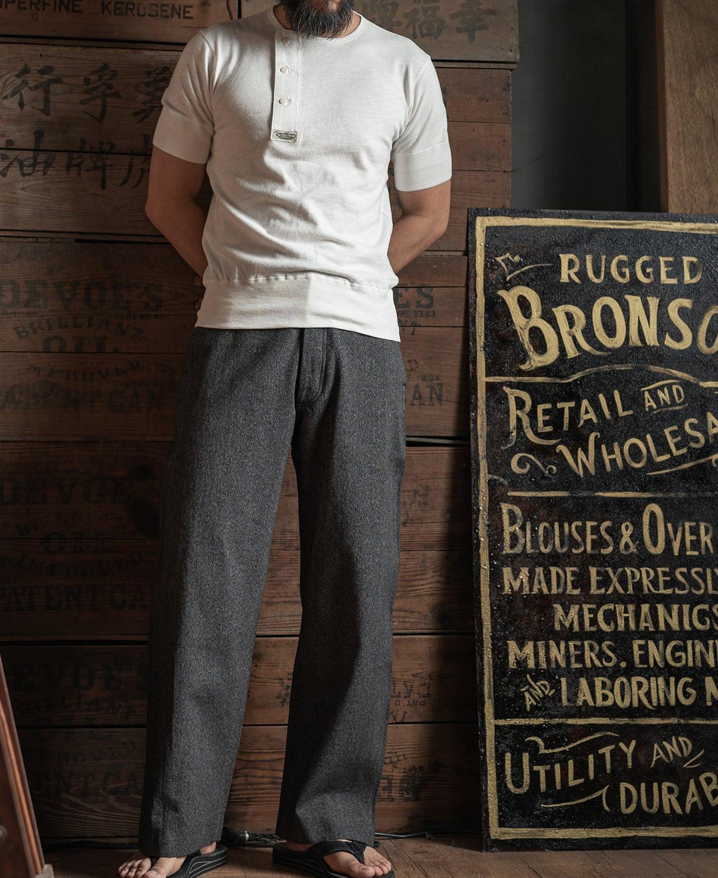 Side Closing Short Sleeve Henley T-Shirt - White Product Image