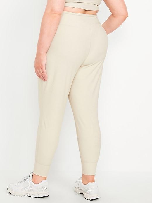 High-Waisted PowerSoft Rib 7/8 Joggers Product Image