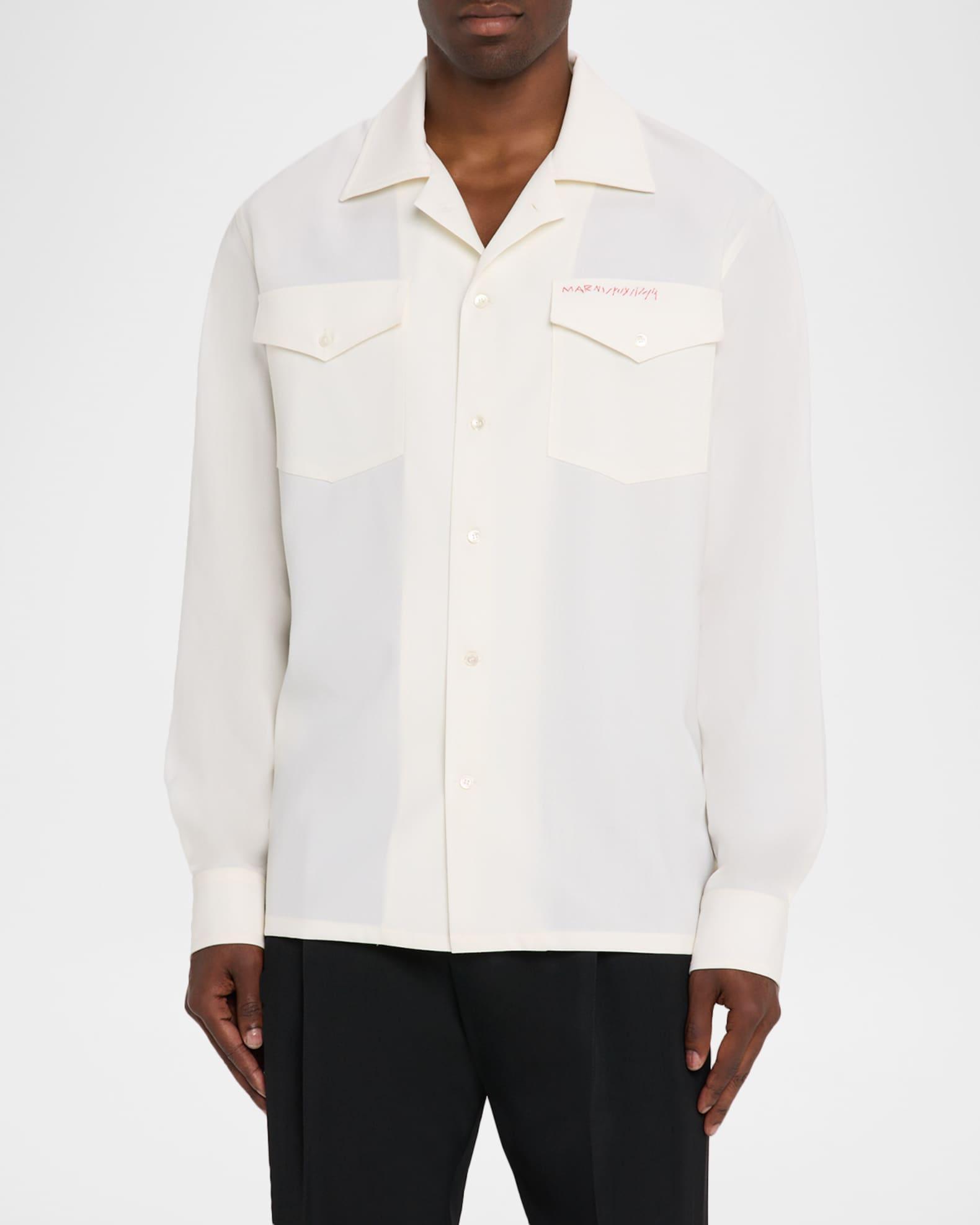 Men's Embroidered Logo Sport Shirt Product Image