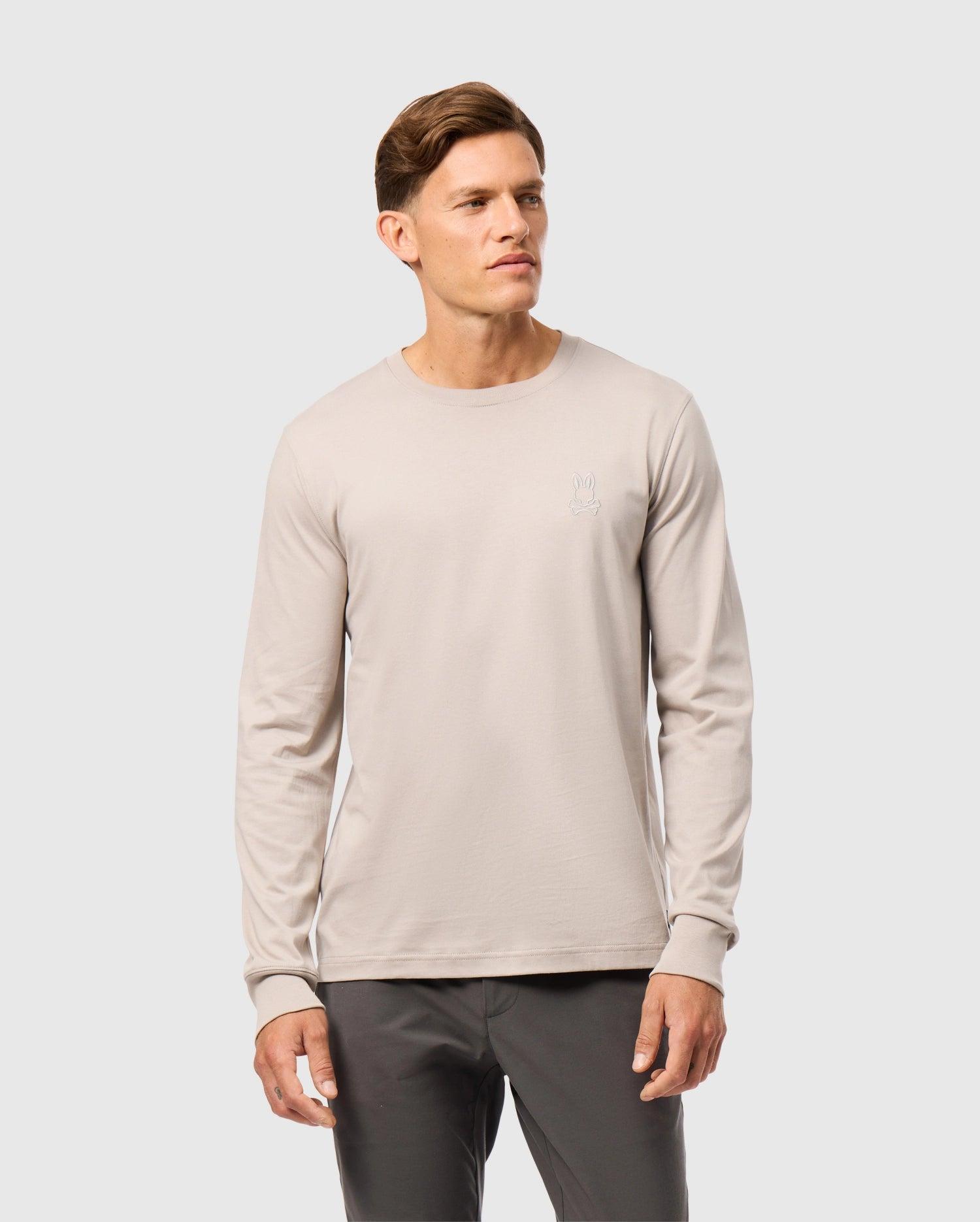 Mens Alberton Long Sleeve Tee 110 OYSTER / XL Product Image