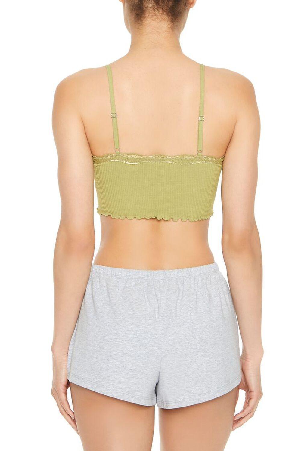 Seamless Lace-Trim Bralette | Forever 21 Product Image