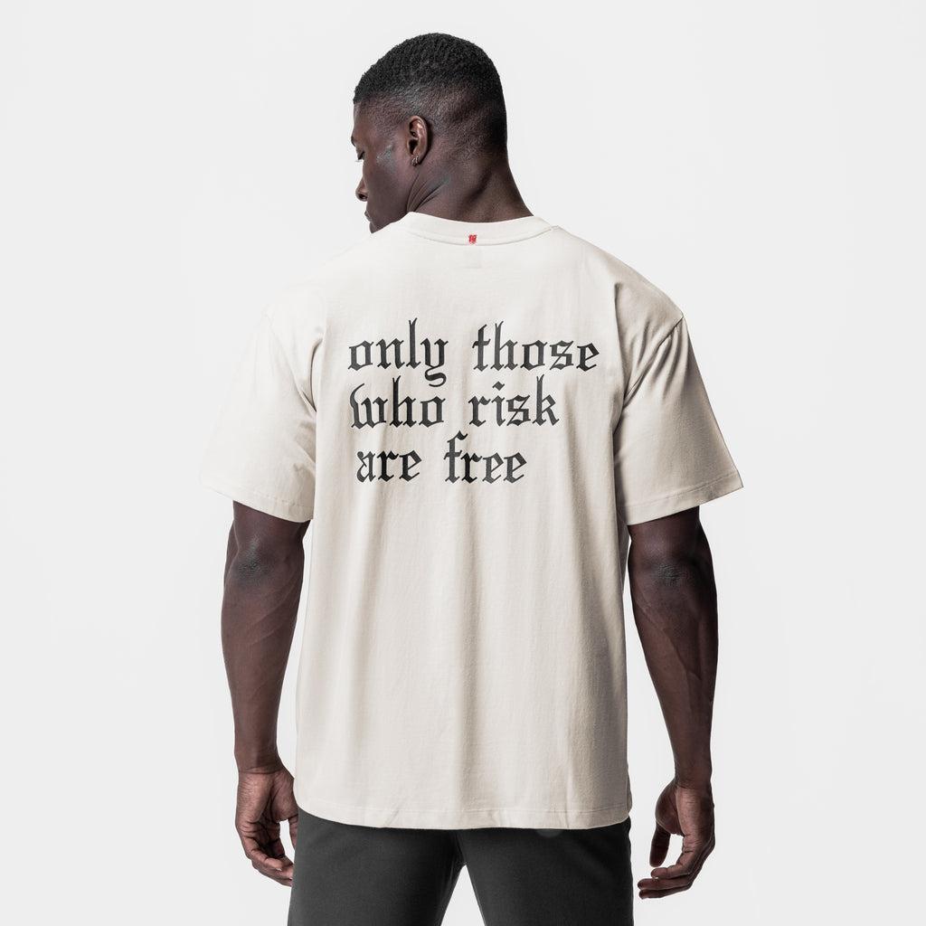 0797. Tech Essential™ Relaxed Tee - Stone/Black "OTWR" Product Image