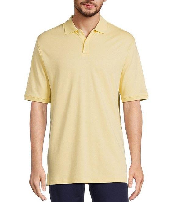 Roundtree & Yorke Supima Short Sleeve Solid Polo Shirt Product Image