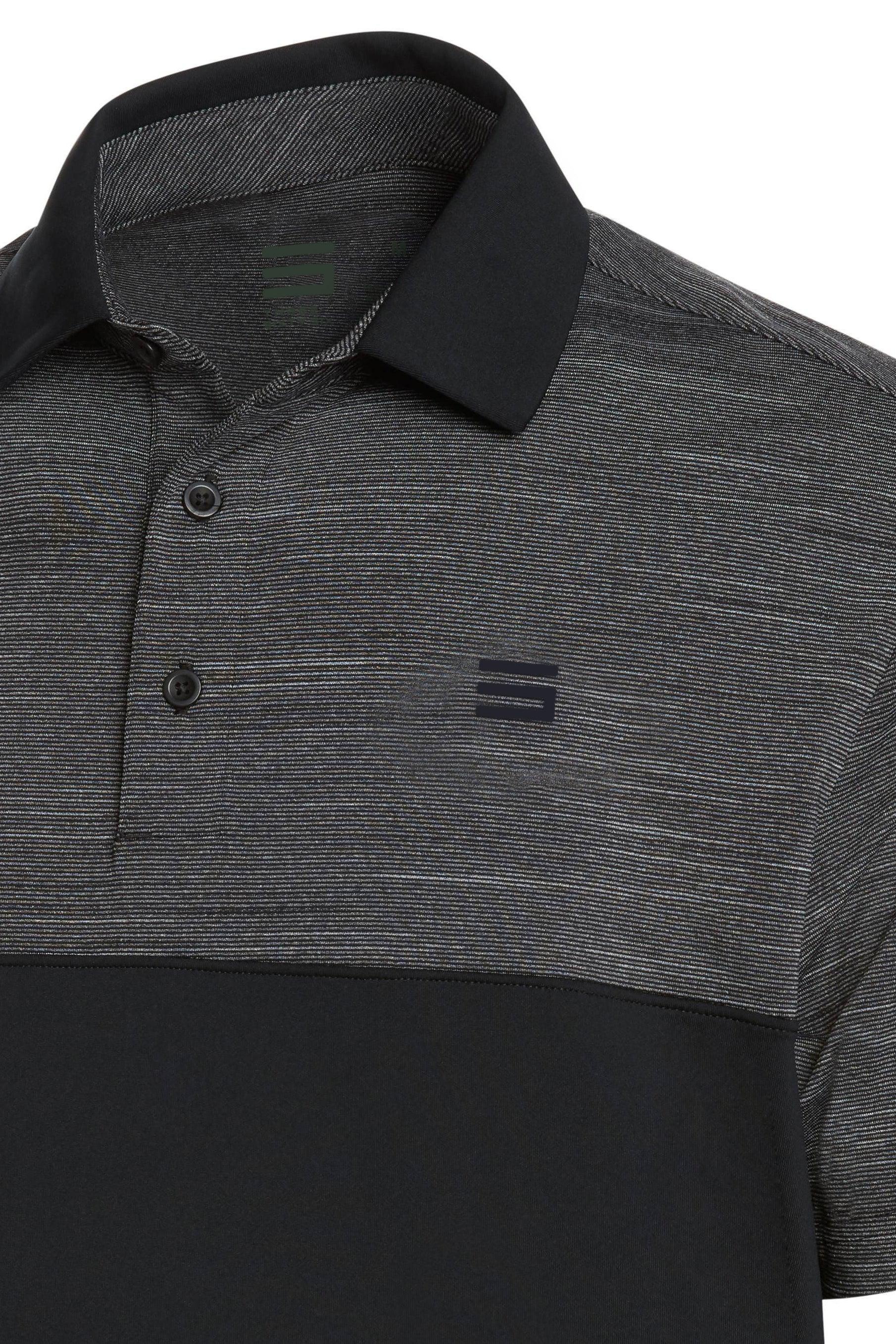 Three Sixty Six Men's Heathered Two-Tone Golf Polo Product Image