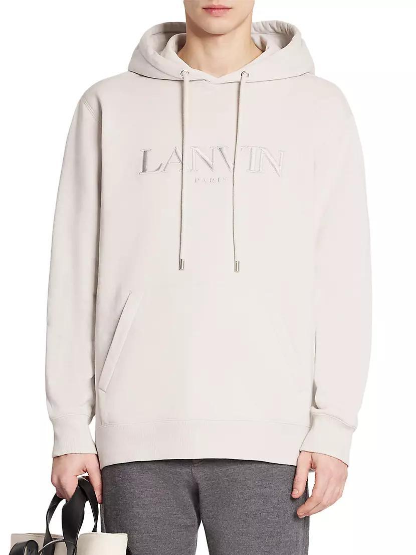 Oversized Embroidered Logo Paris Hoodie Product Image