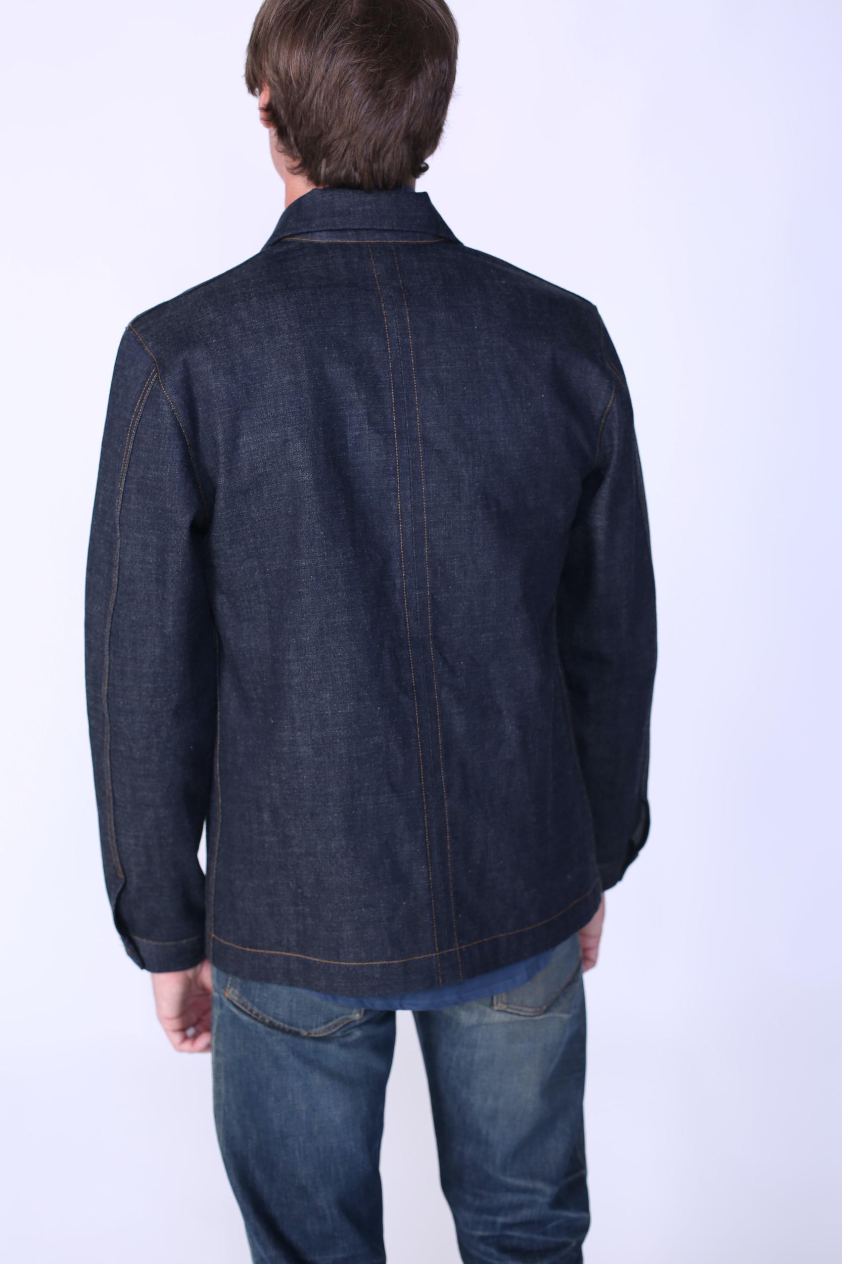 Patch Pocket Chore Coat | OG Selvage Denim Male Product Image