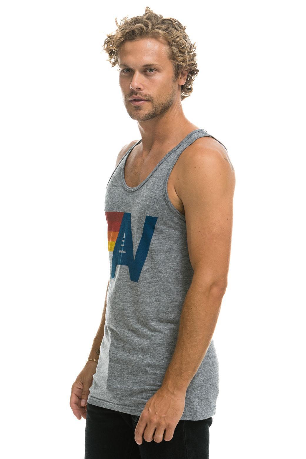 MEN'S LOGO TANK - HEATHER GREY Male Product Image