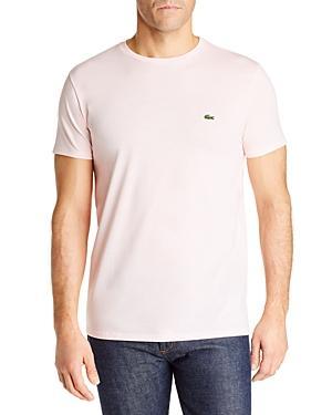 Lacoste Crew Neck Pima Cotton Jersey T-Shirt Black XL Product Image