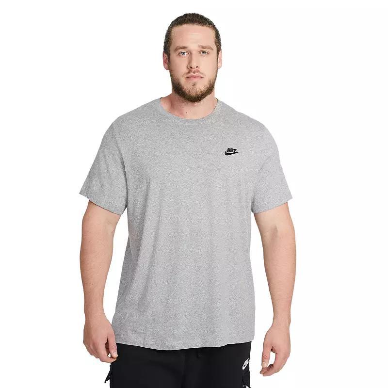 Big & Tall Nike Sportswear Club Tee, Mens Blue Product Image