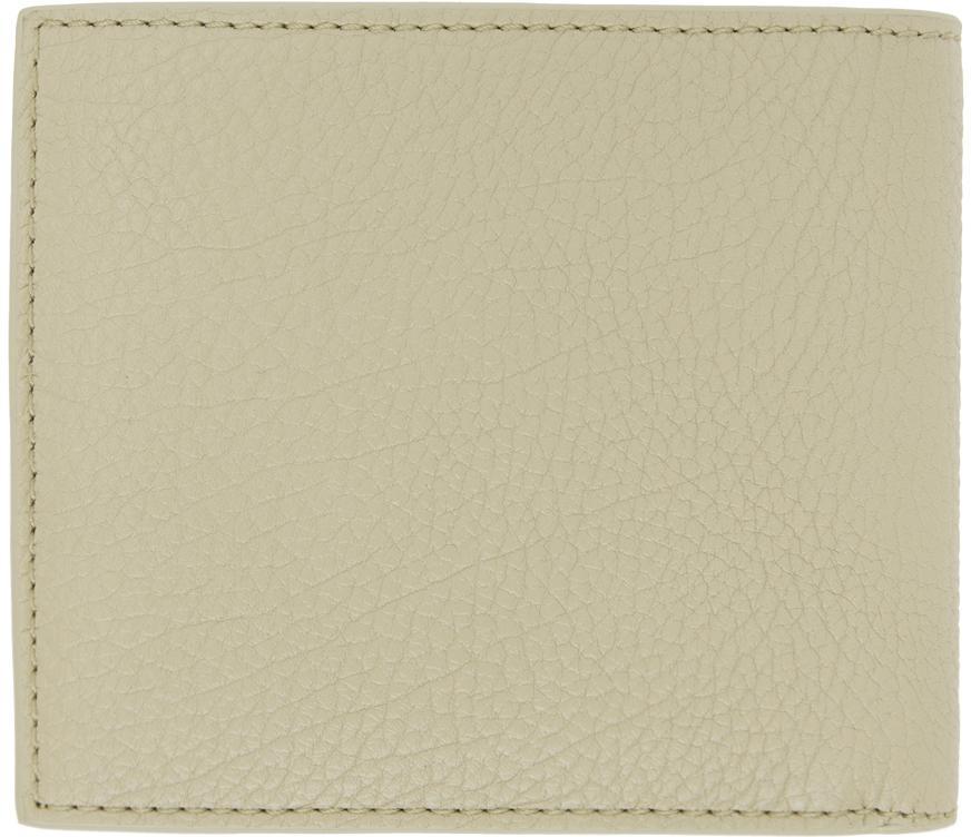 BURBERRY Beige B Cut Bifold Wallet In Hunter Product Image