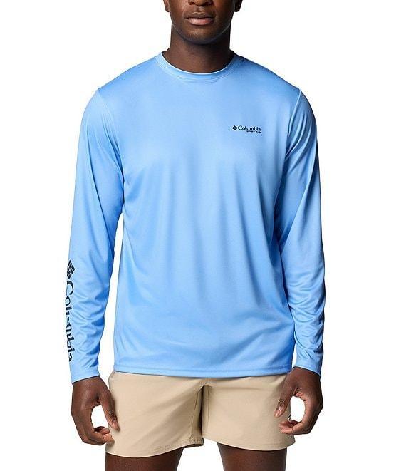 Columbia PFG Terminal Tackle Fins and Stripes Long Sleeve T-Shirt Product Image