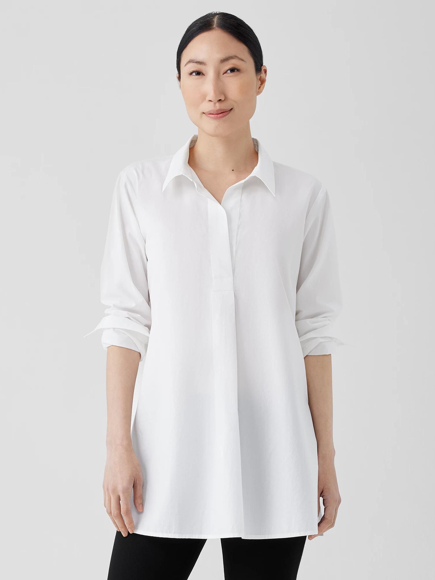 Washed Organic Cotton Poplin Shirt Product Image