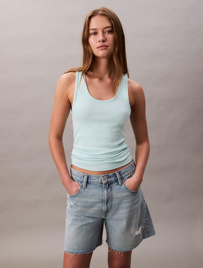 Cotton Contour Rib Tank Product Image