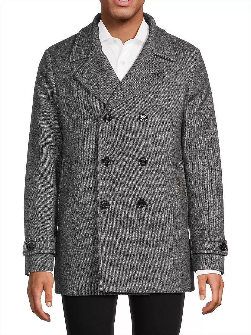 Eligio Double-Breasted Wool Jacket Product Image