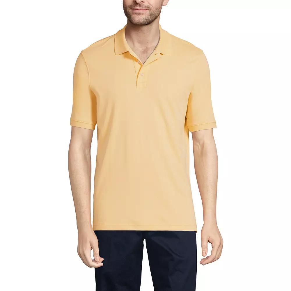 Men's Lands' End Short Sleeve Interlock Polo Shirt,  Product Image