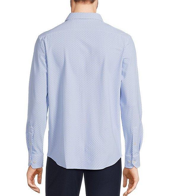 Murano Collezione Slim Fit Geometric Print Long Sleeve Woven Shirt Product Image