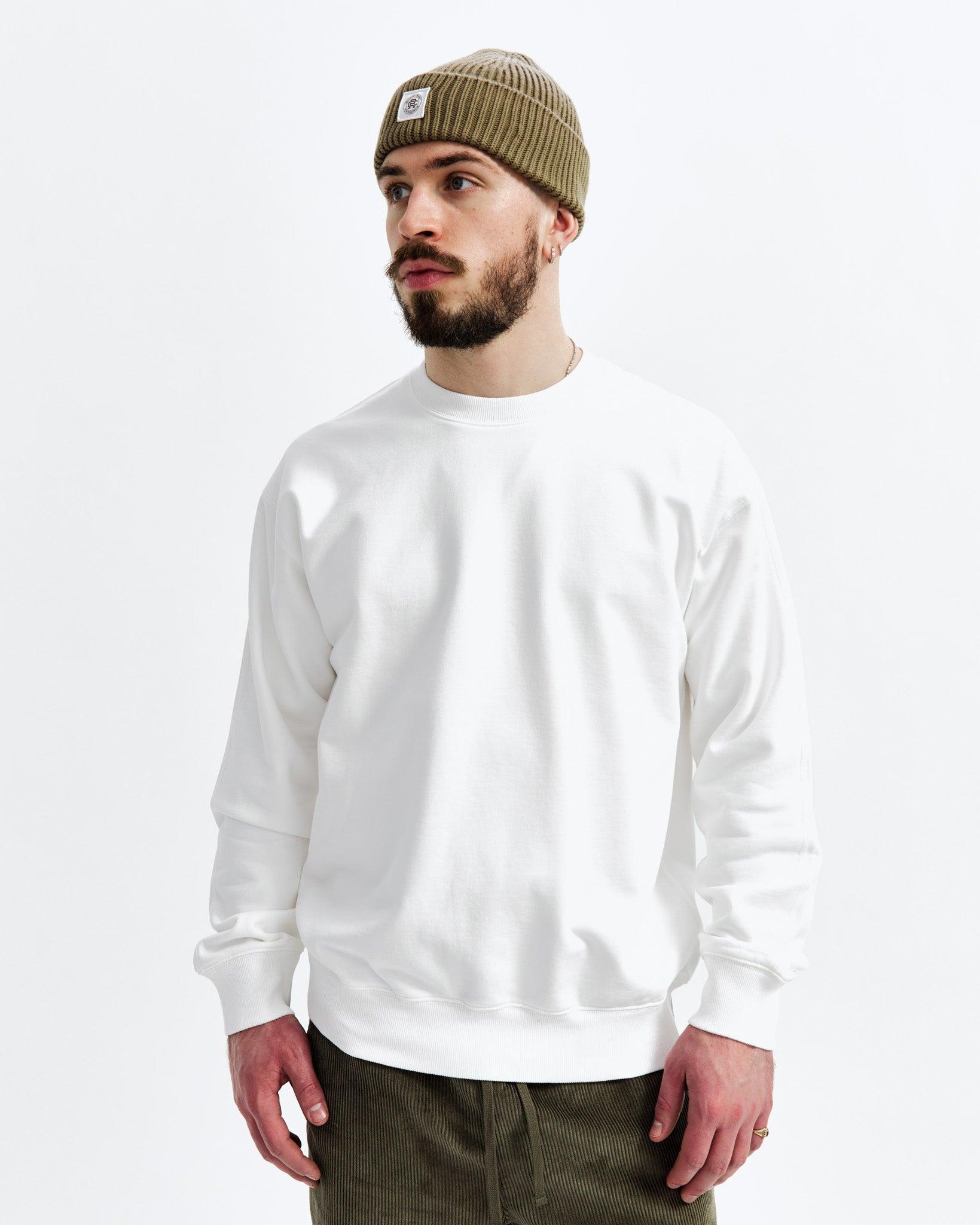 Midweight Terry Relaxed Crewneck - Vault Male Product Image