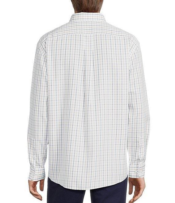 Gold Label Roundtree & Yorke Non-Iron Long Sleeve Windowpane Shirt Product Image