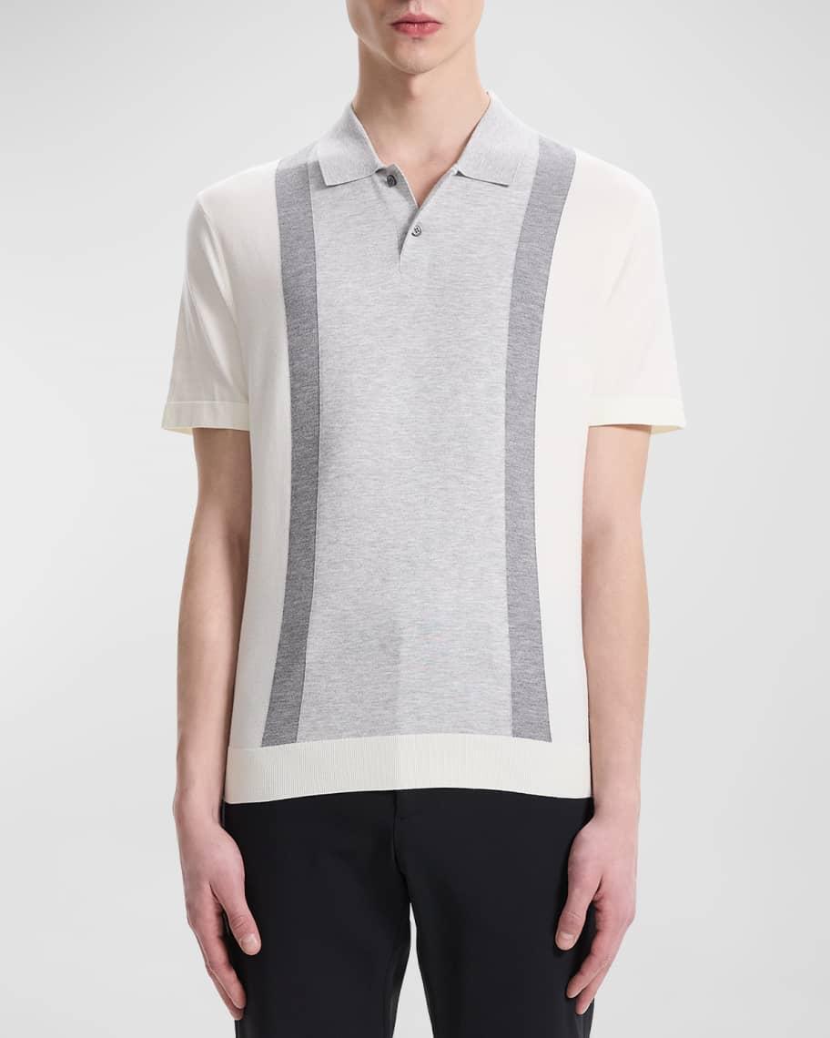 Men's Colorblock Polo Shirt Product Image