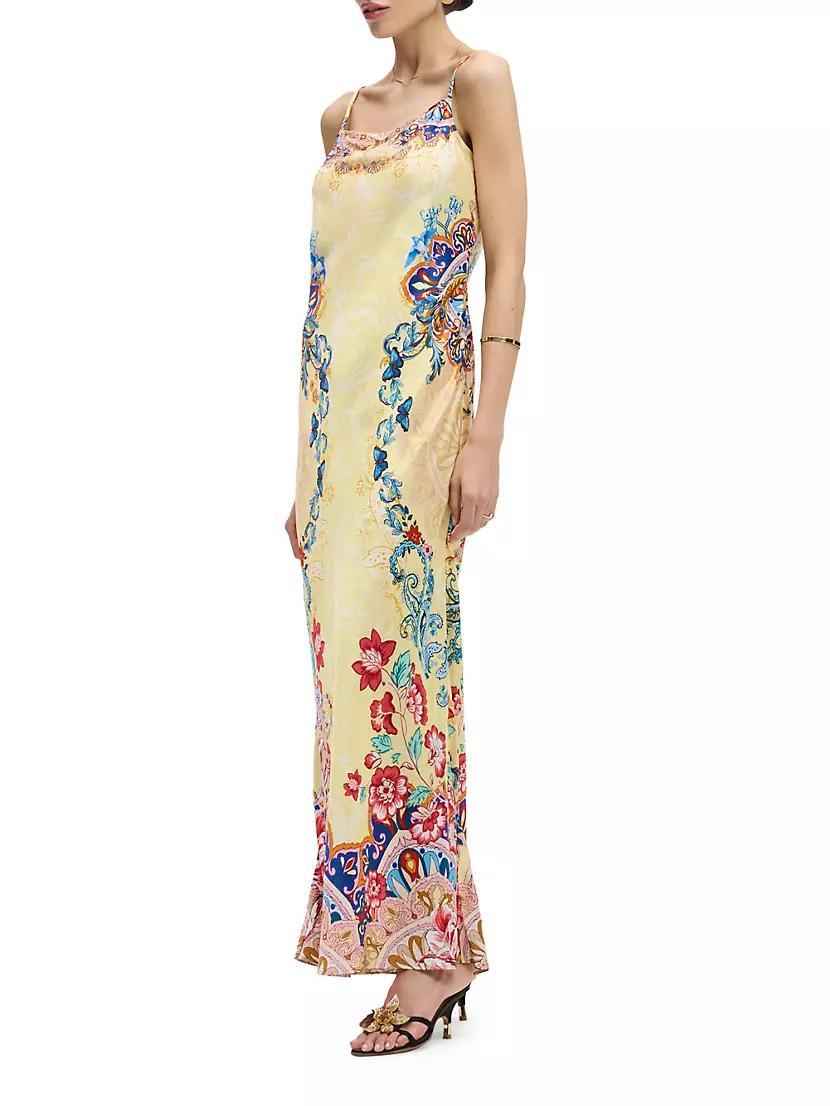 Kaia Floral Slip Maxi Dress Product Image